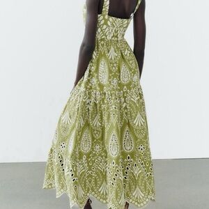 Zara Openwork Maxi Dress